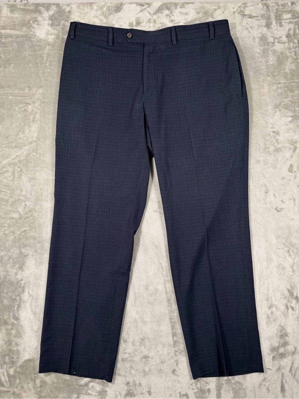 Ralph Ralph Lauren Dress Pants Mens 36x29 Blue Small Check Slacks Trousers